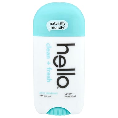 Дезодорант Hello 24 Hr with Charcoal Clean Fresh, 73 г