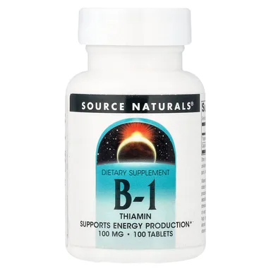 Фото товара: Витамин B1 Source Naturals, 100 таблеток