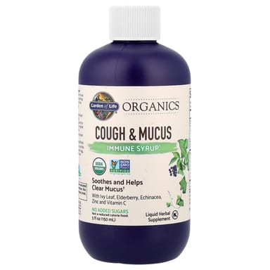 Сироп Garden of Life Organics Cough & Mucus Immune, 150 мл