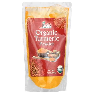 Куркума Jiva Organics Organic Powder, 200 г, порошок
