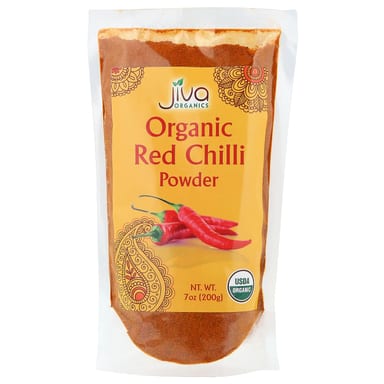 Порошок Jiva Organics Organic Red Chilli, 200 г