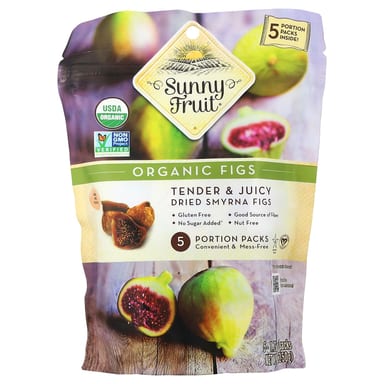 Сушёный инжир Sunny Fruit Organic 5 Portion Packs, 50 г
