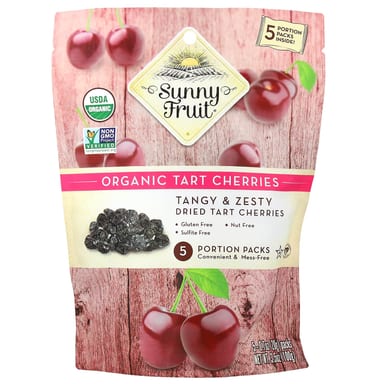 Сушеная вишня Sunny Fruit, 5 порционных упаковок по 20 г