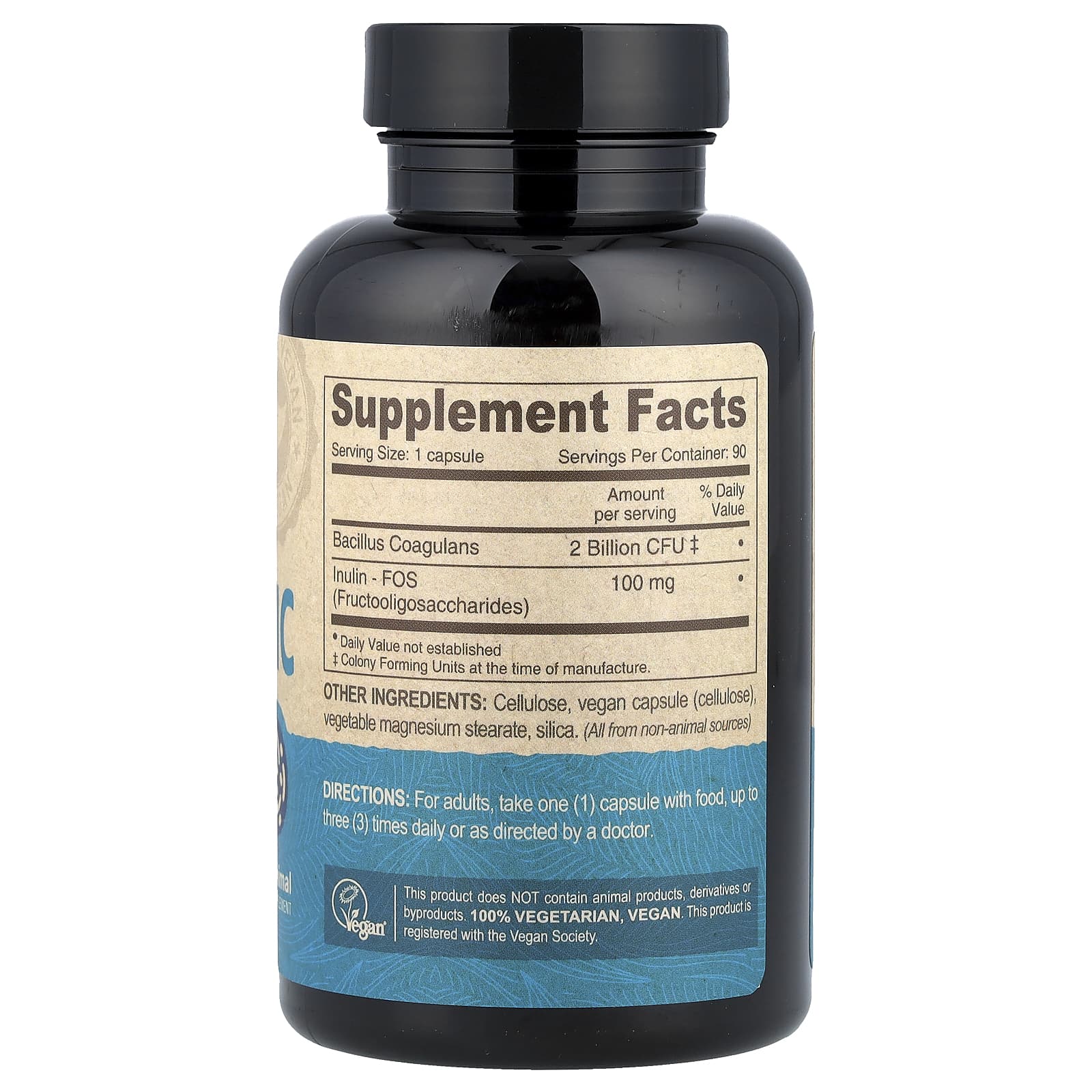 Пребиотик Deva Vegan Probiotic with FOS 90 Vegan Caps — фото 2