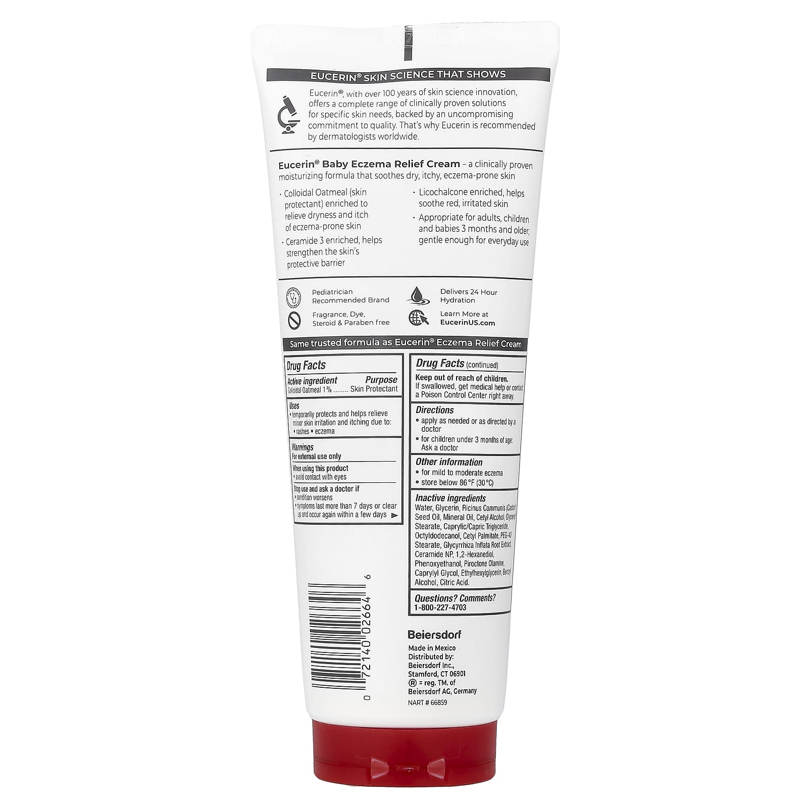 Детский крем Eucerin Baby Eczema Relief, 226 г — фото 2