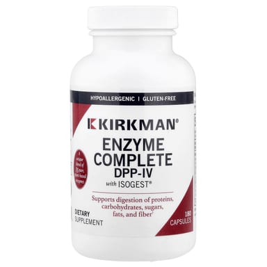 Фермент Kirkman Labs Complete DPP-IV With ISOGEST®, 180 капсул
