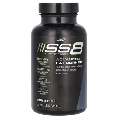 Жиросжигатель JYM Supplement Science SS8 Advanced, 120 растительных капсул