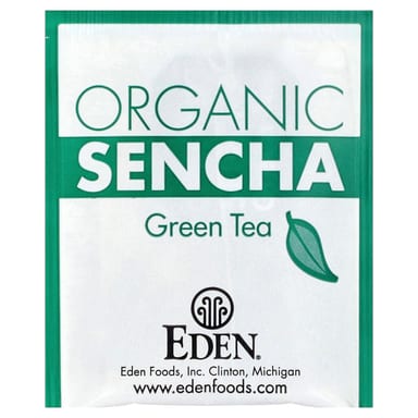 Зеленый чай Eden Foods Organic Sencha 16 Tea Bags, 24 г, чайные пакетики
