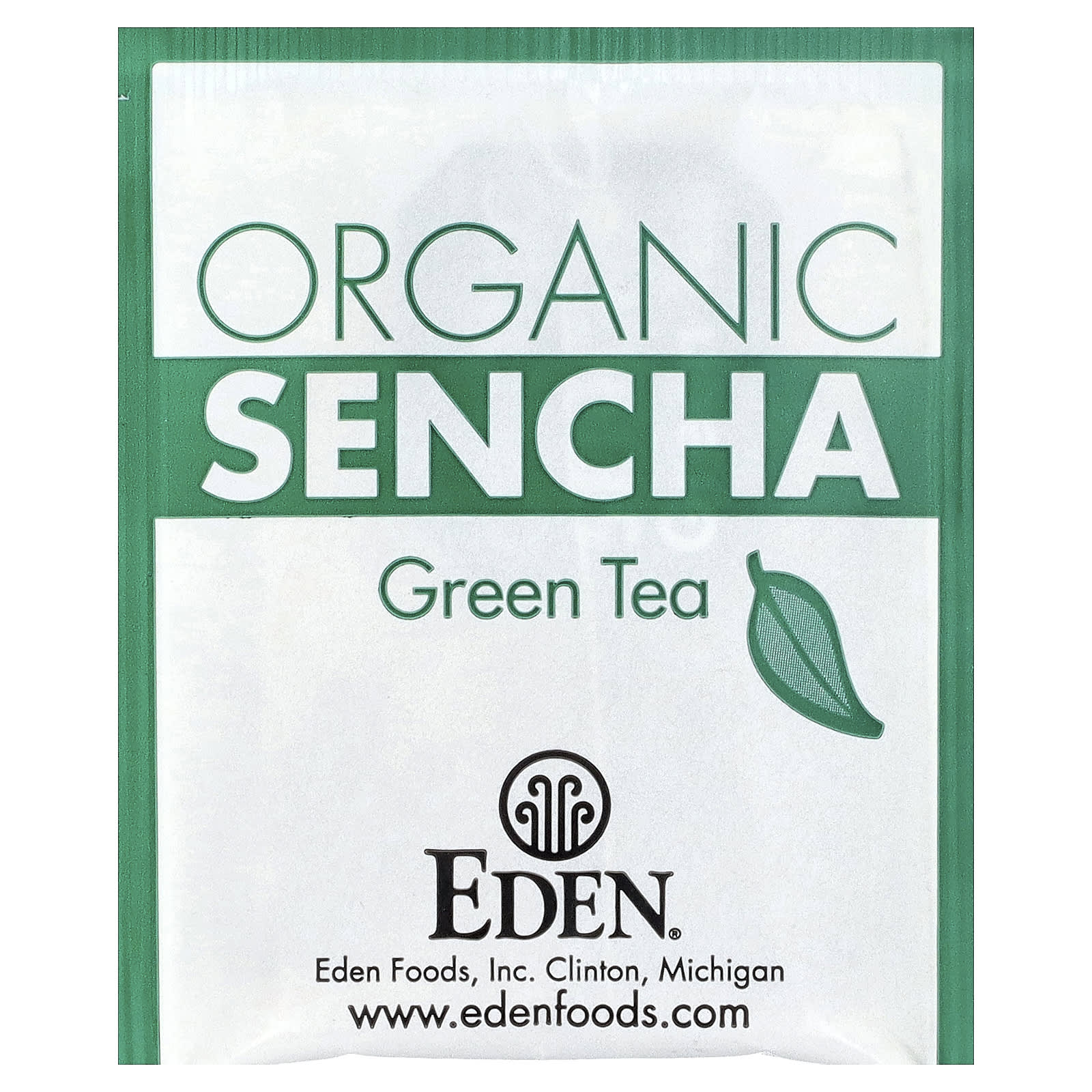 Зеленый чай Eden Foods Organic Sencha 16 Tea Bags, 24 г, чайные пакетики