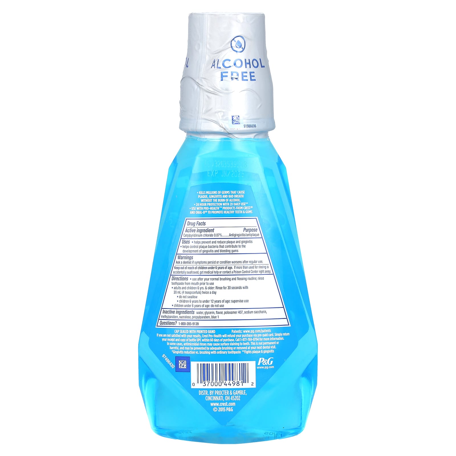 Ополаскиватель для полости рта Crest Pro Health Multi-Protection Clean Mint, 500 мл — фото 2
