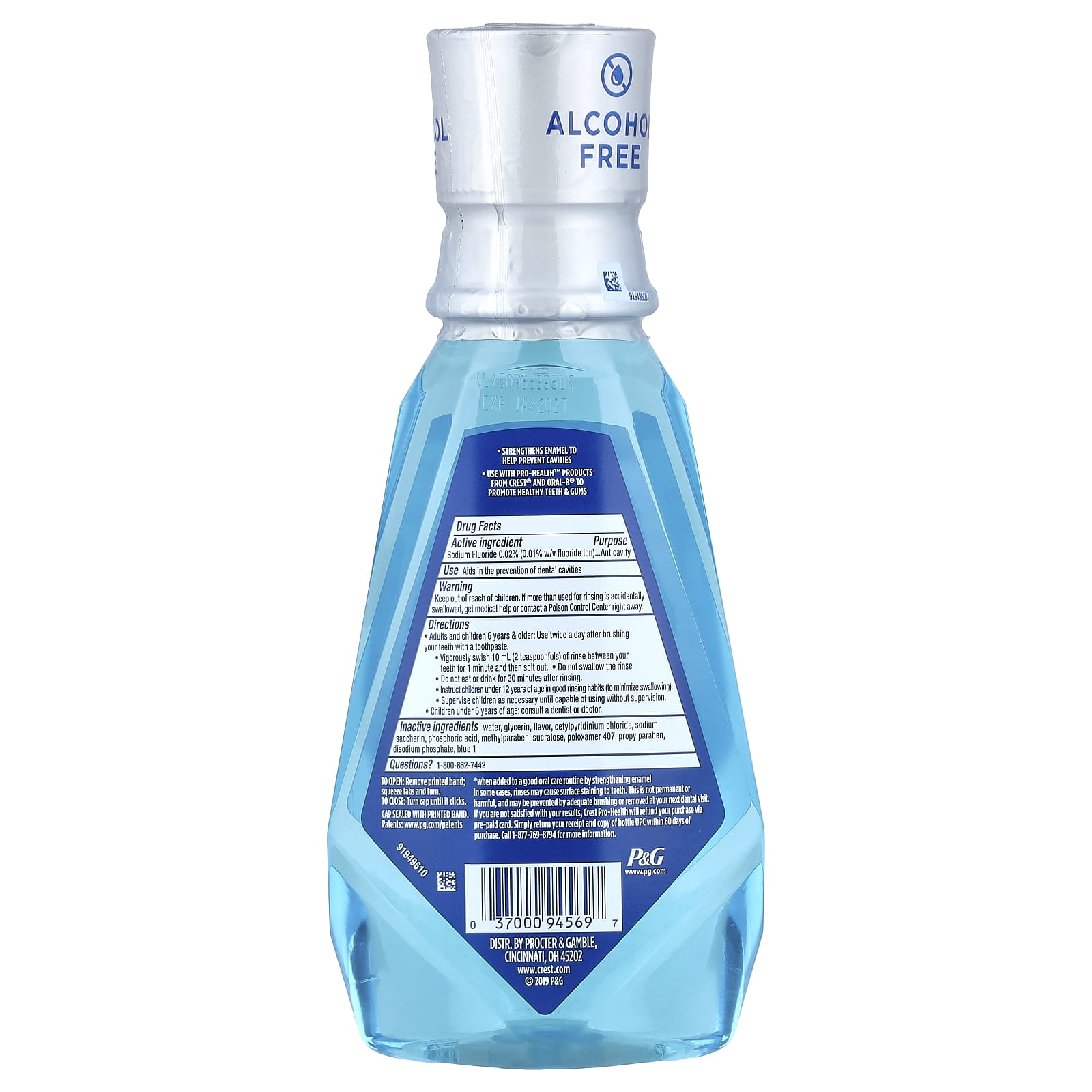 Ополаскиватель для полости рта Crest Pro Health™ Advanced Multi-Protection Anticavity Fluoride, 500 мл — фото 2
