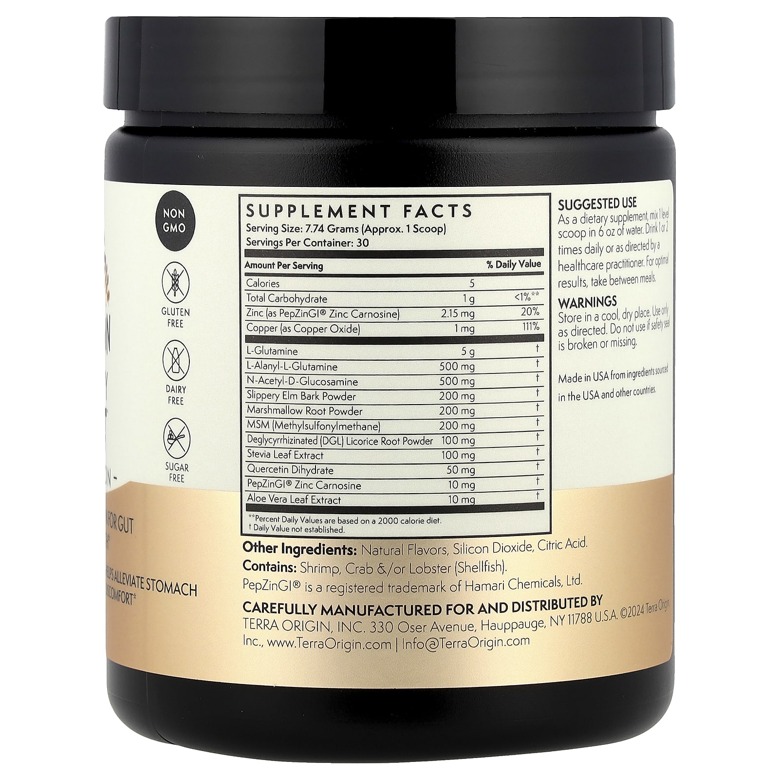 Мёд Terra Origin Healthy Gut™, вкус Honey Lemon, 232.2 г — фото 2