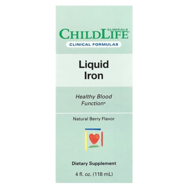 Железо ChildLife Clinicals Liquid Natural Berry, 118 мл, жидкая форма