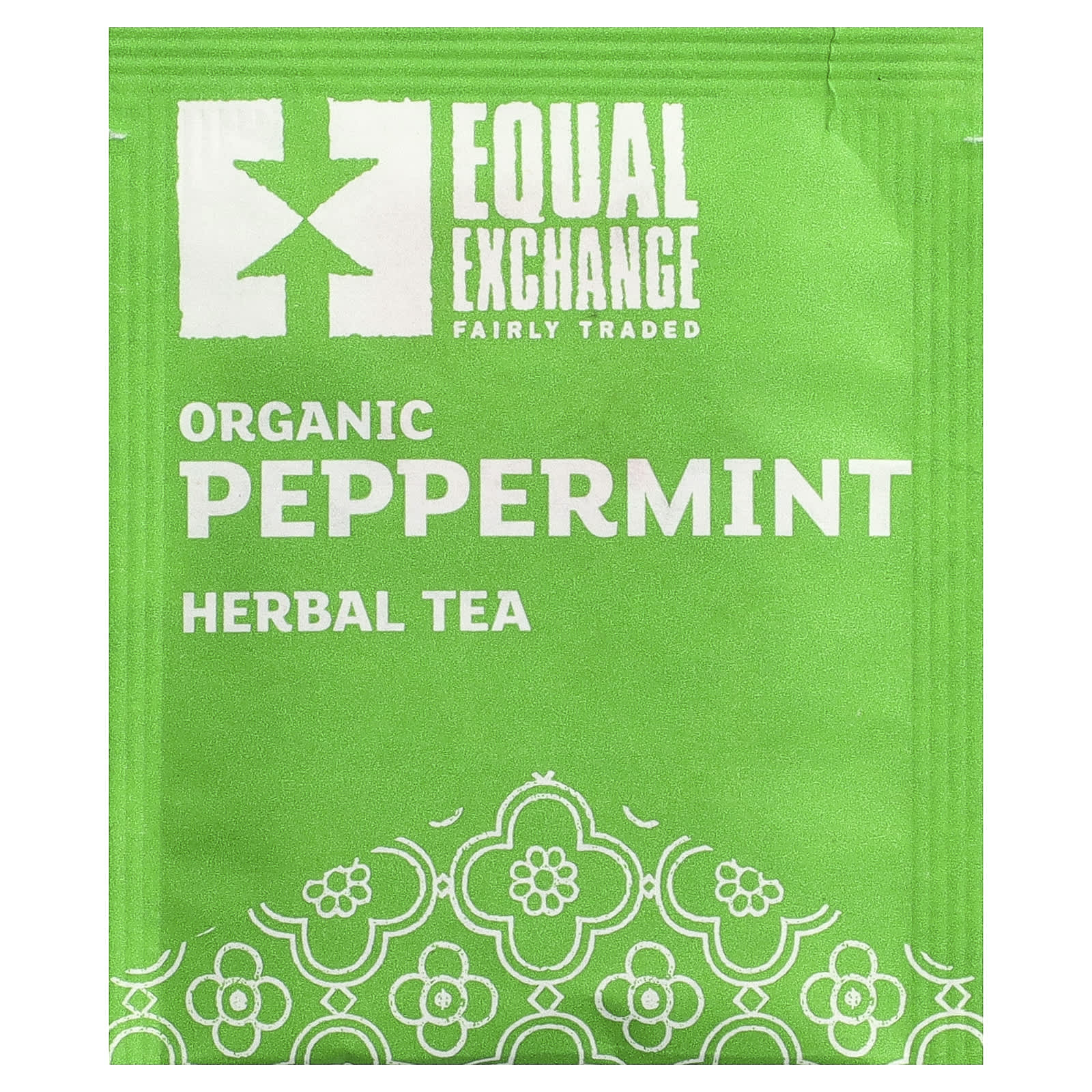 Травяной чай Equal Exchange Organic Peppermint 20 Tea Bags, без кофеина, 28 г, чайные пакетики