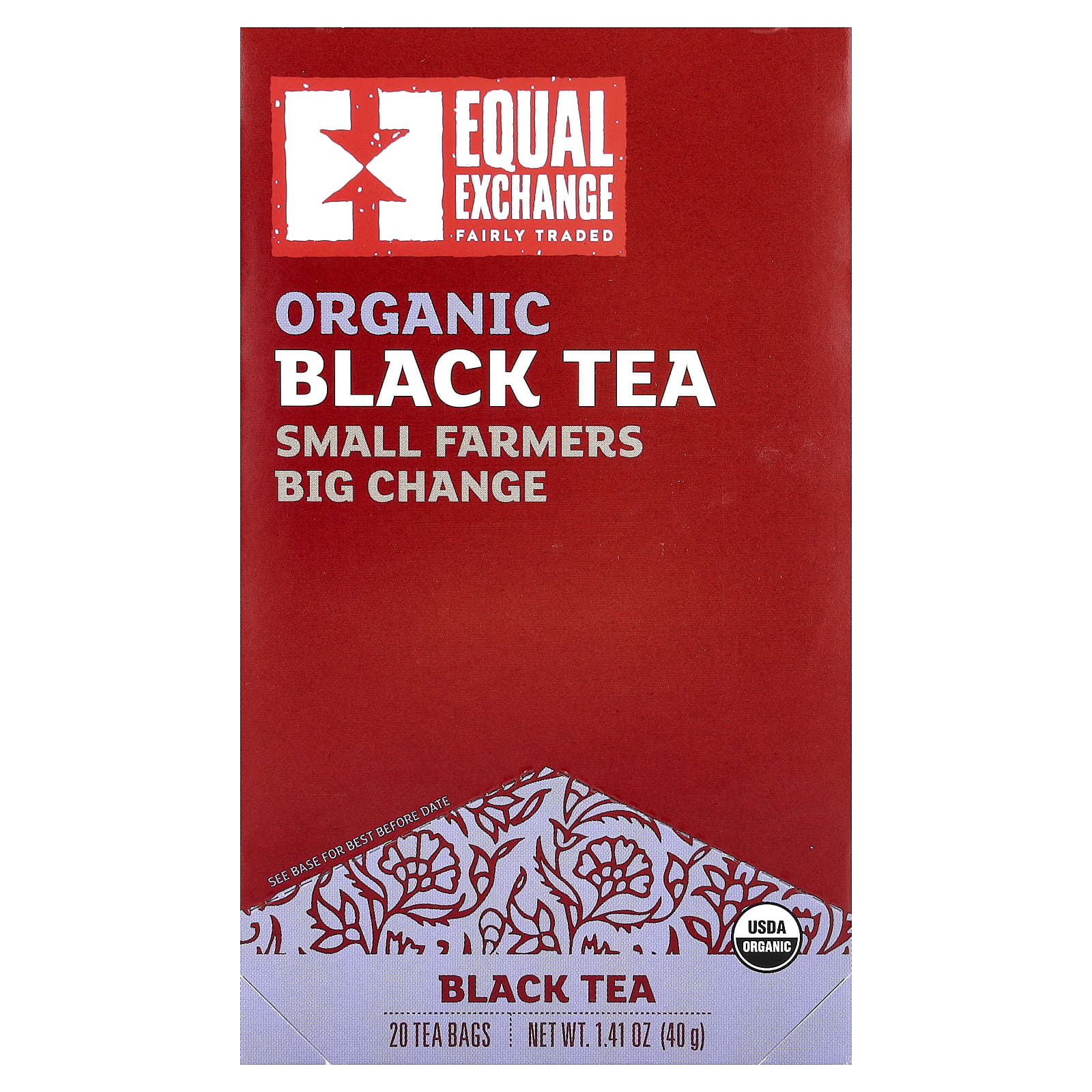 Чайные пакетики Equal Exchange Organic Black Tea 20, 40 г — фото 2