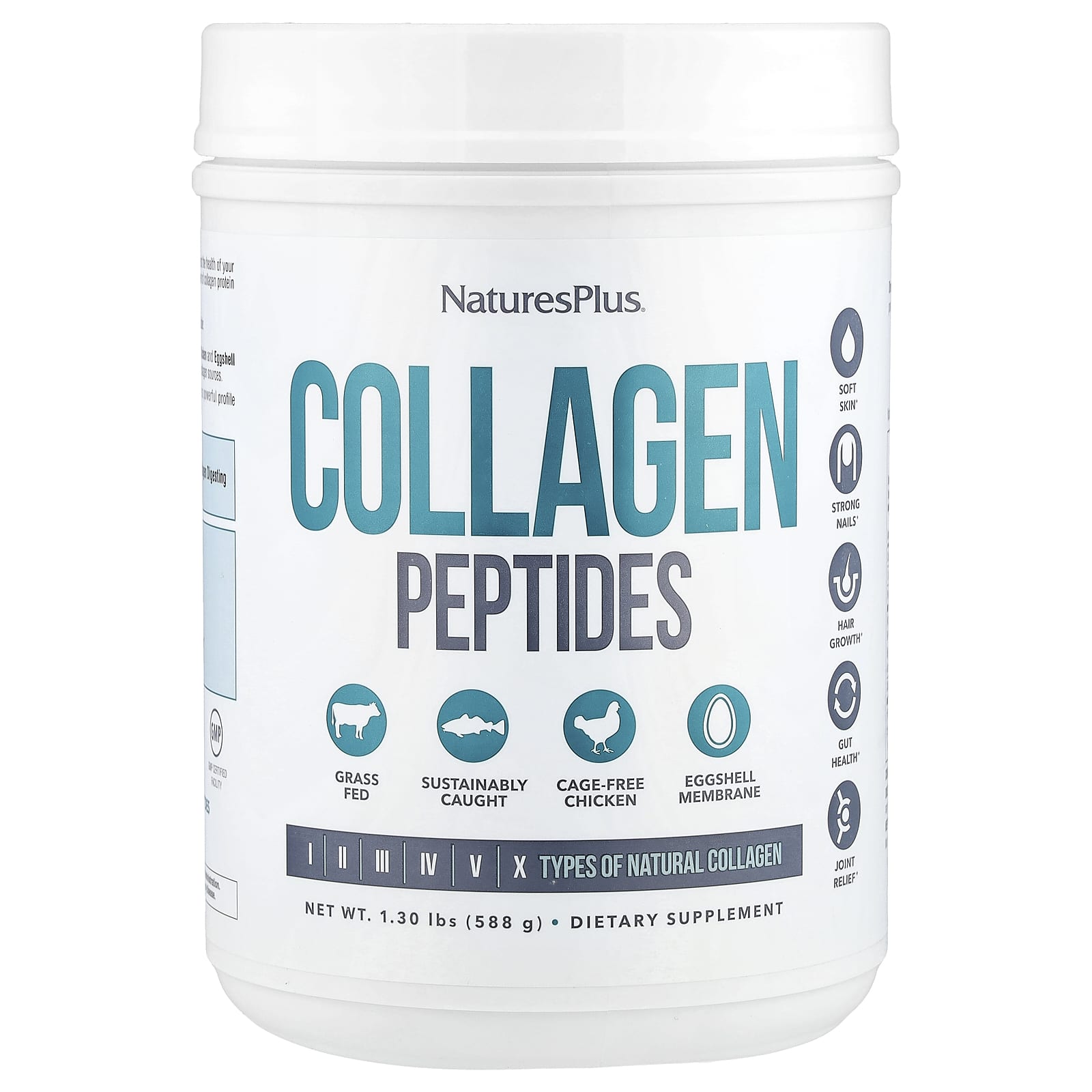 Коллаген NaturesPlus Peptides, 588 г