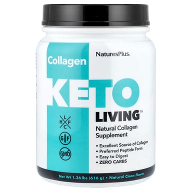 Коллаген NaturesPlus KetoLiving™ Natural, 616 г