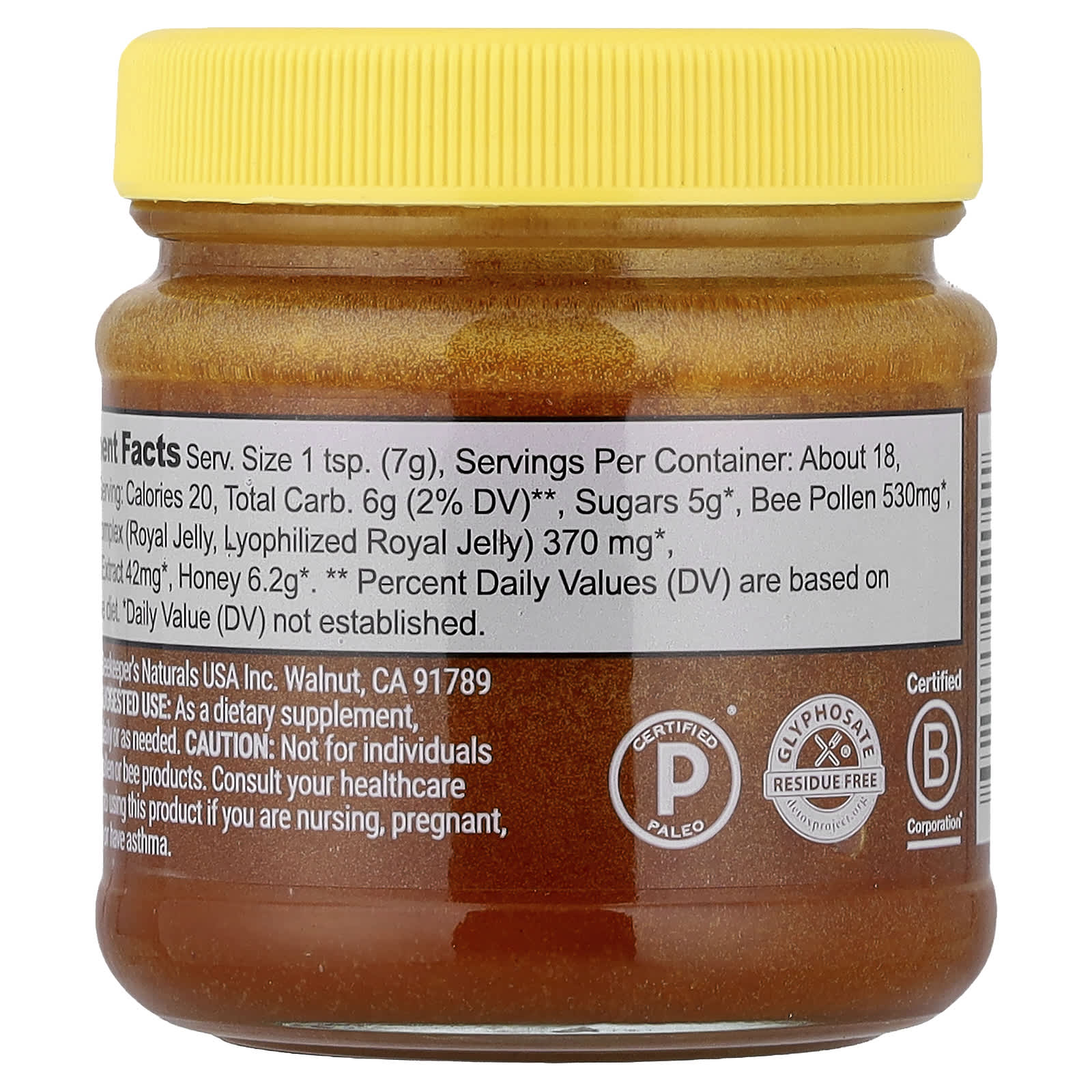 Мёд Beekeeper's Naturals Superfood, 125 г — фото 2