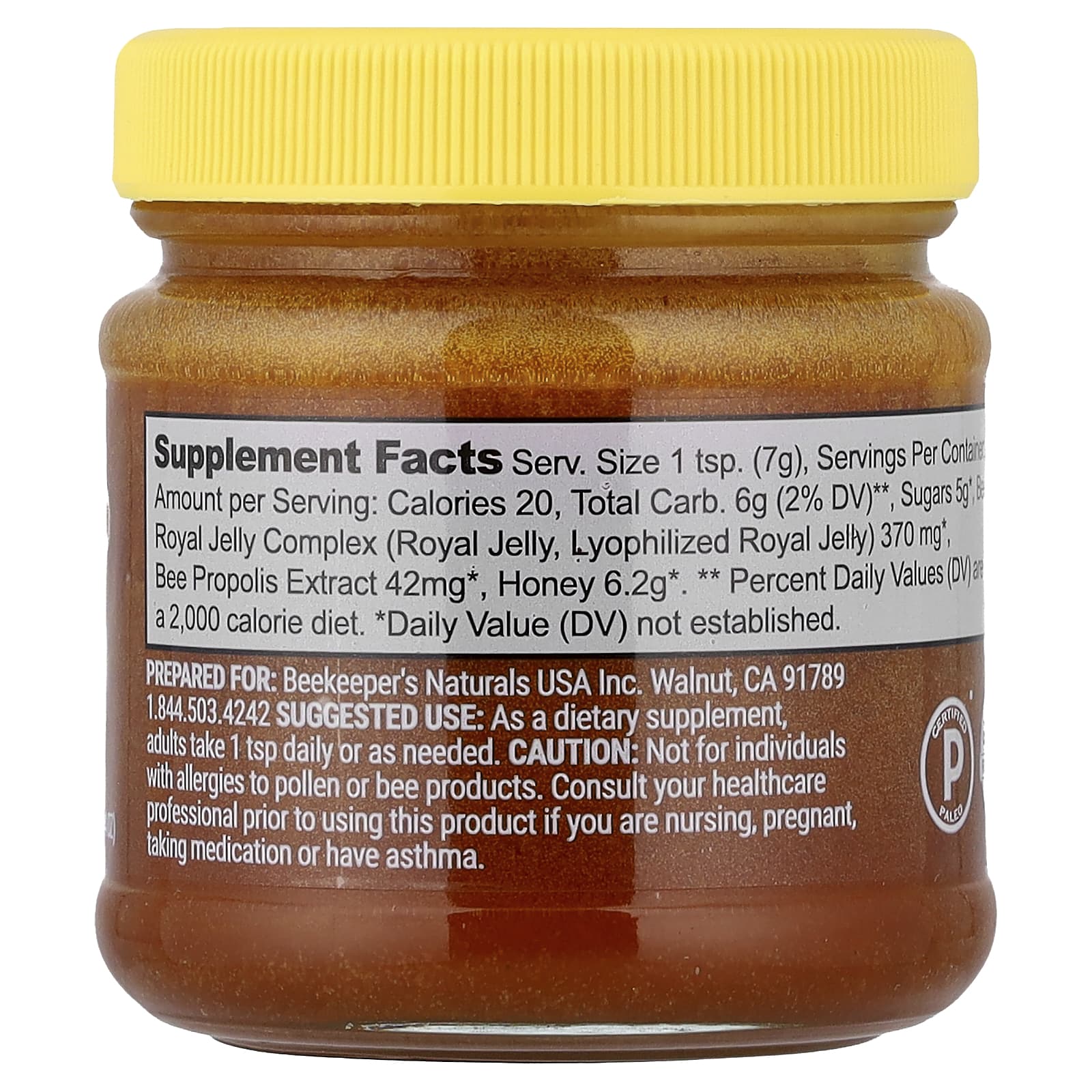 Мёд Beekeeper's Naturals Superfood, 125 г — фото 3