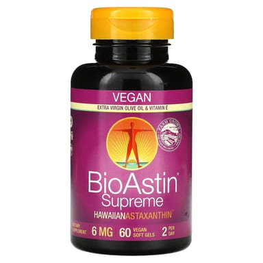 Астаксантин Nutrex Hawaii BioAstin® Supreme Hawaiian, 6 мг, 60 мягких капсул