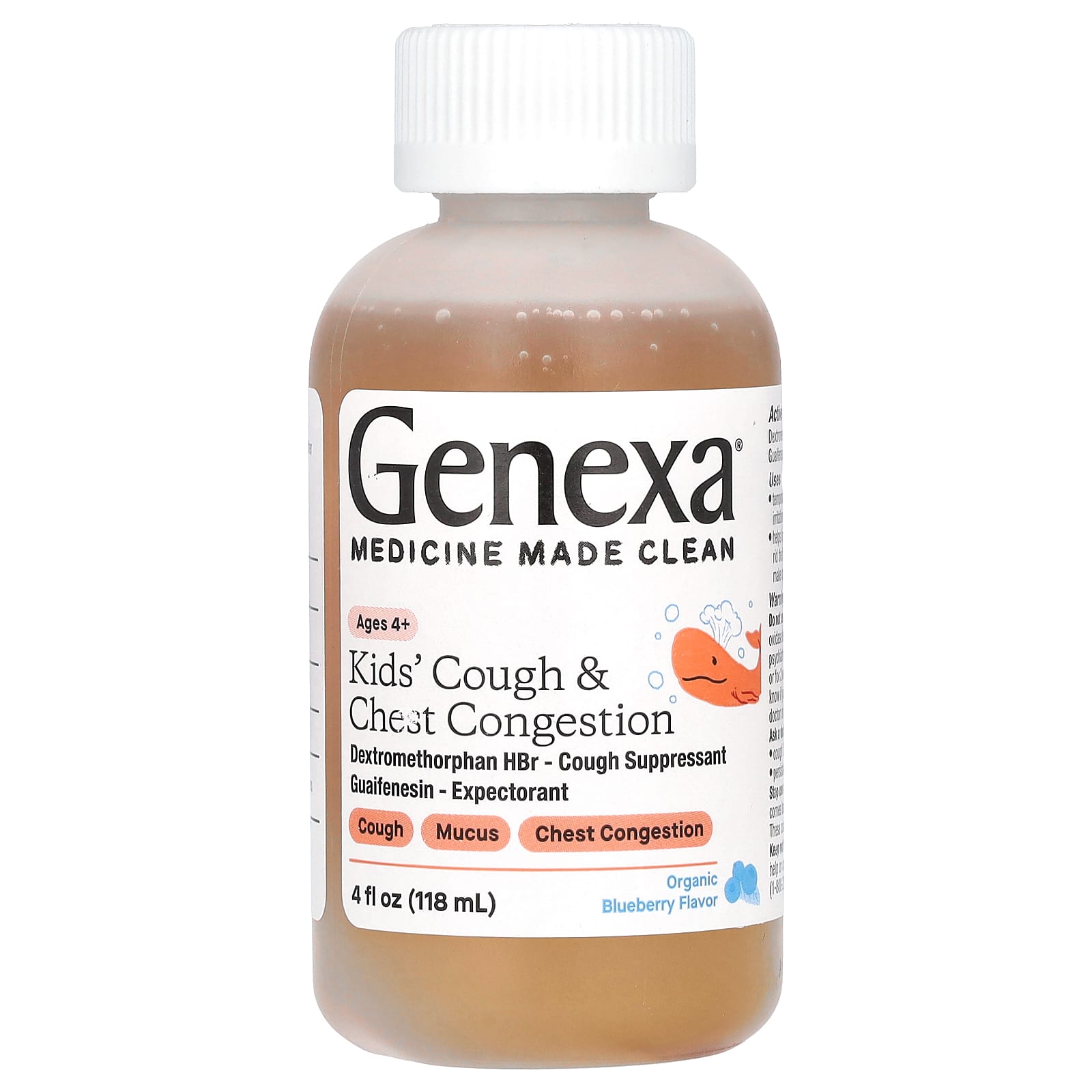 Сироп для детей Genexa, 4 fl oz (118 ml) — фото 2