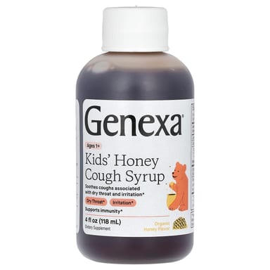 Мёд Genexa ' Cough Syrup Organic, для детей от 1 лет, 118 мл