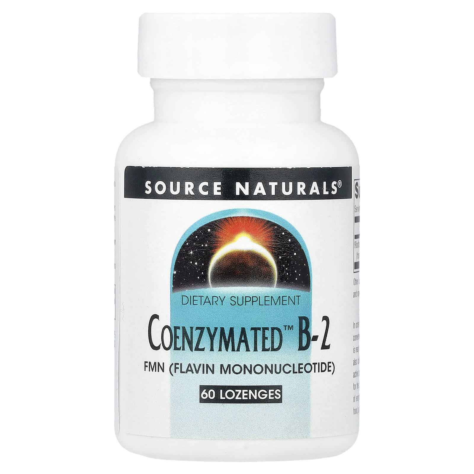 Витамин B2 Source Naturals Coenzymated™, 18 мг, 60 пастилок