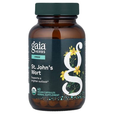 Зверобой Gaia Herbs, 333 мг, 60 растительных капсул