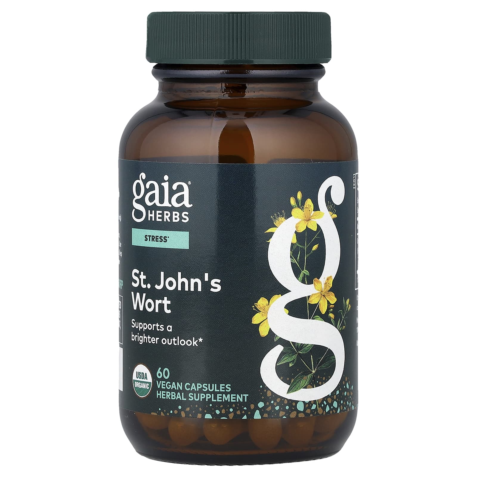 Зверобой Gaia Herbs, 333 мг, 60 растительных капсул