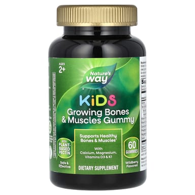Жевательные конфеты Nature's Way, для роста костей и мышц, 2 года и старше, 60 жевательных конфет