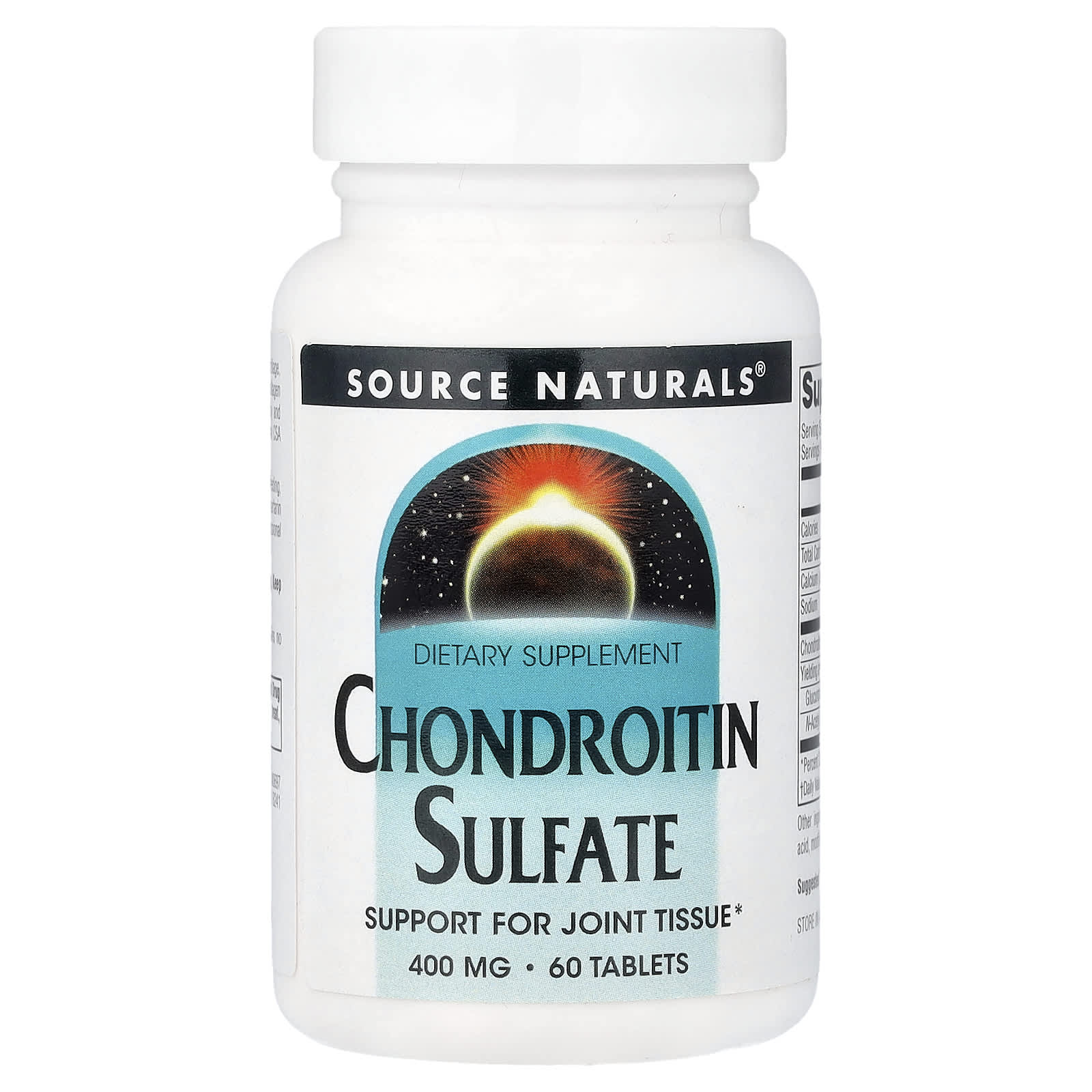 Хондроитин сульфат Source Naturals, 400 мг, 60 таблеток
