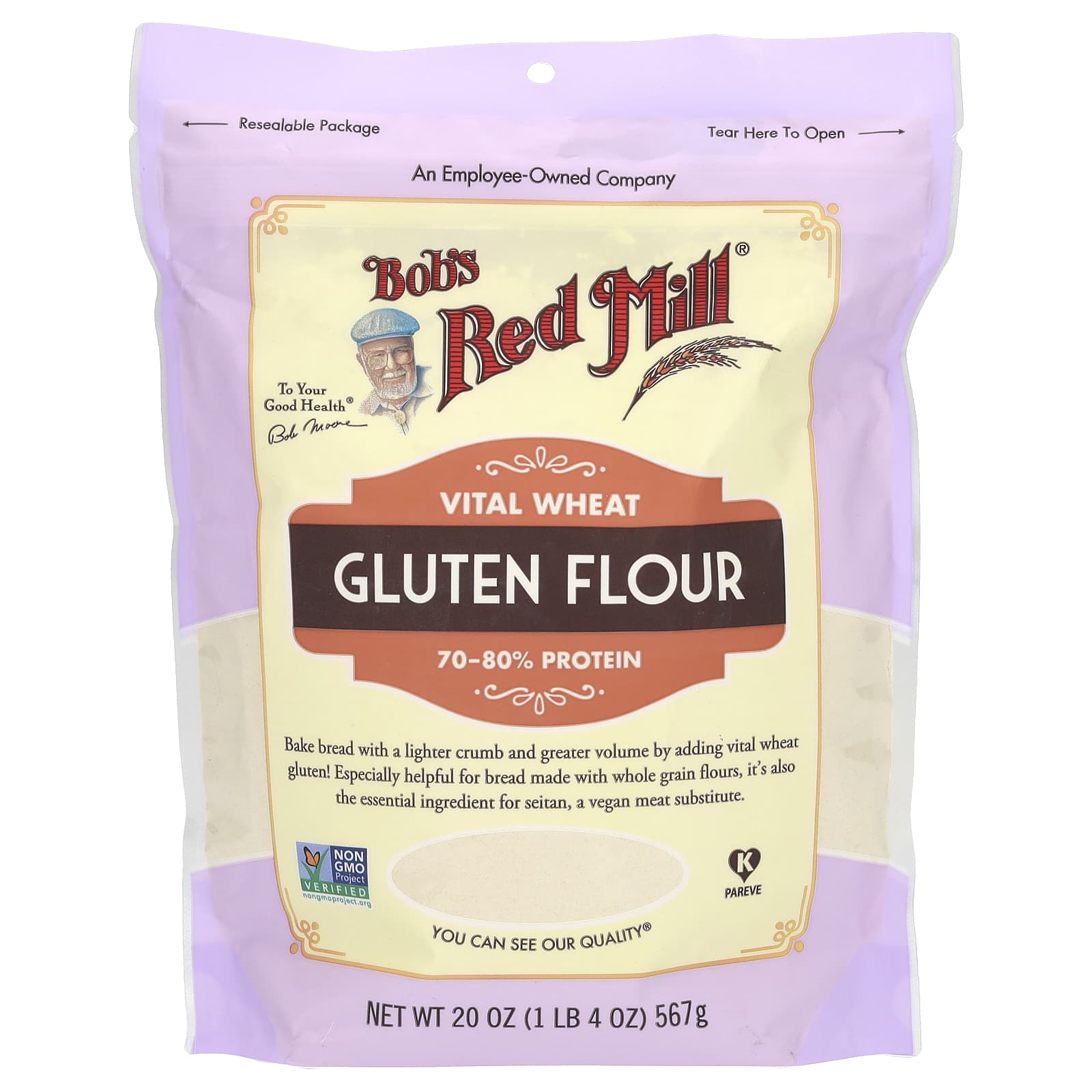 Мука Bob's Red Mill Vital Wheat Gluten, 567 г