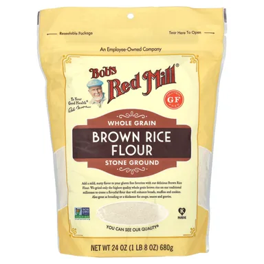 Фото товара: Мука Bob's Red Mill Brown Rice Whole Grain, 680 г