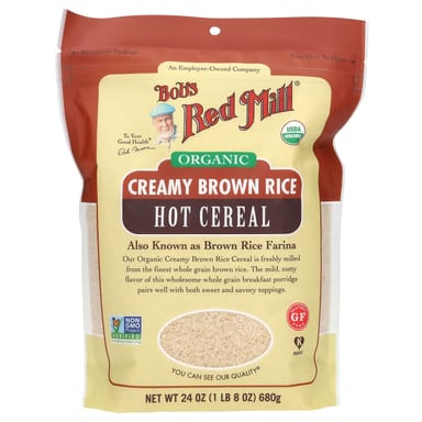 Хлопья Bob's Red Mill Organic Creamy Brown Rice Hot, 680 г