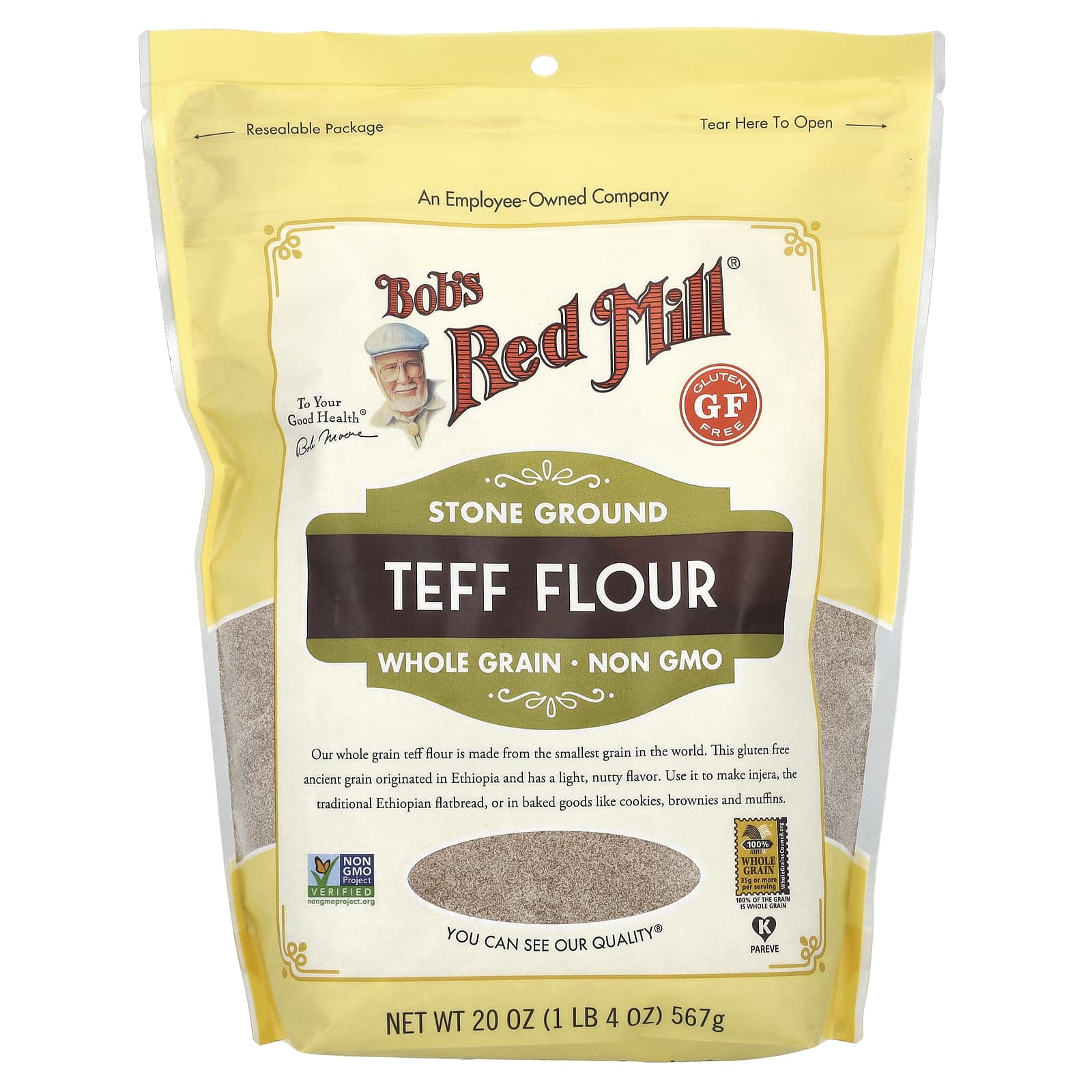 Мука Bob's Red Mill Teff Whole Grain, 567 г