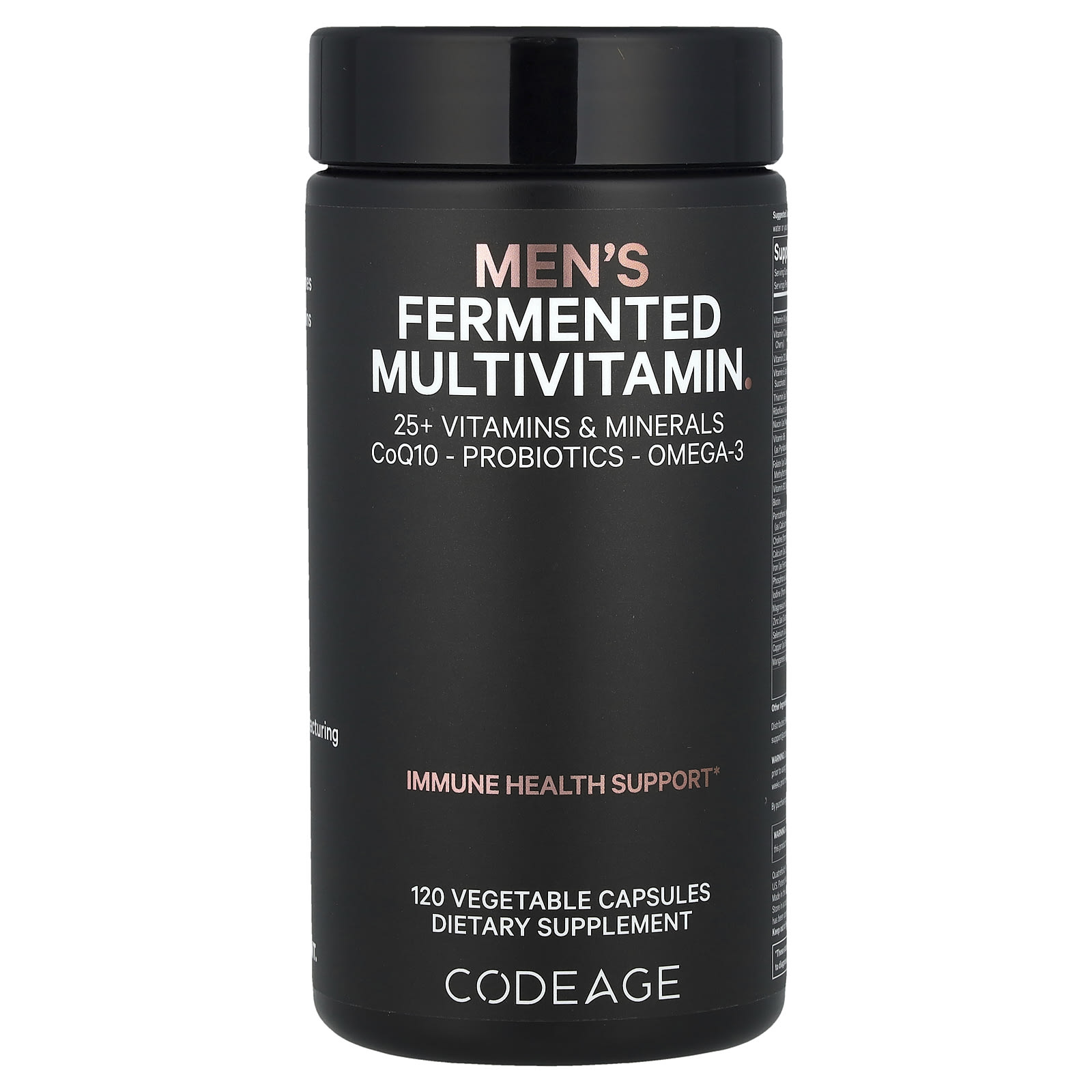 Мультивитамины Codeage Men's Fermented, 120 растительных капсул