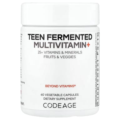 Мультивитамины Codeage Teen Fermented, 60 растительных капсул