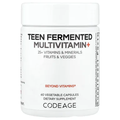 Фото товара: Мультивитамины Codeage Teen Fermented, 60 растительных капсул