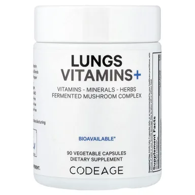 Фото товара: Витамины Codeage Lungs, 90 растительных капсул