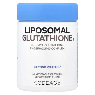 Глутатион Codeage Liposomal, 250 мг, 60 растительных капсул