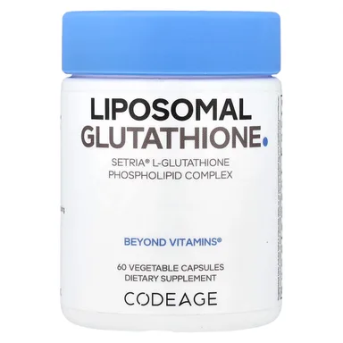 Фото товара: Глутатион Codeage Liposomal, 250 мг, 60 растительных капсул
