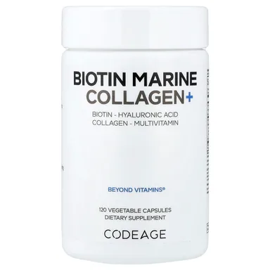 Фото товара: Коллаген Codeage Biotin Marine, 120 растительных капсул