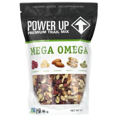 Ореховая смесь с сухофруктами Power Up Premium Mega Omega, 397 г