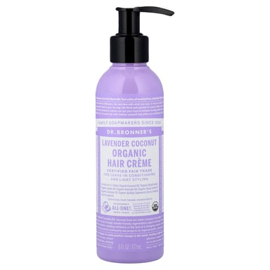 Органический крем для волос Dr. Bronner's, вкус Lavender Coconut, 177 мл