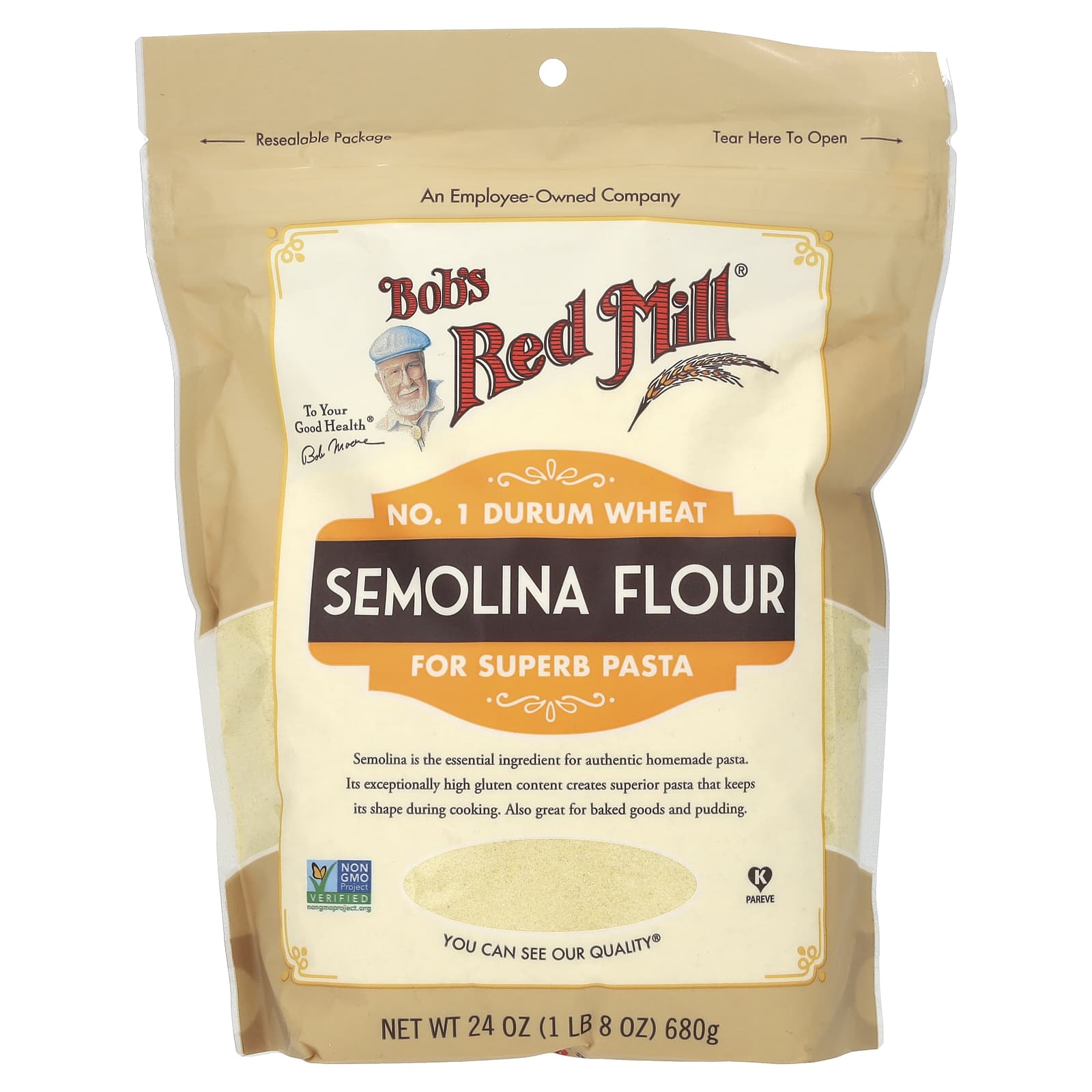 Мука Bob's Red Mill Semolina, 680 г