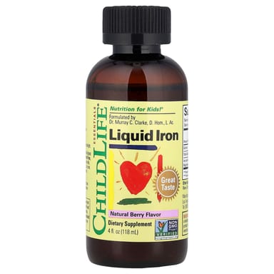 Железо ChildLife Essentials Liquid Natural Berry, 118 мл, жидкая форма