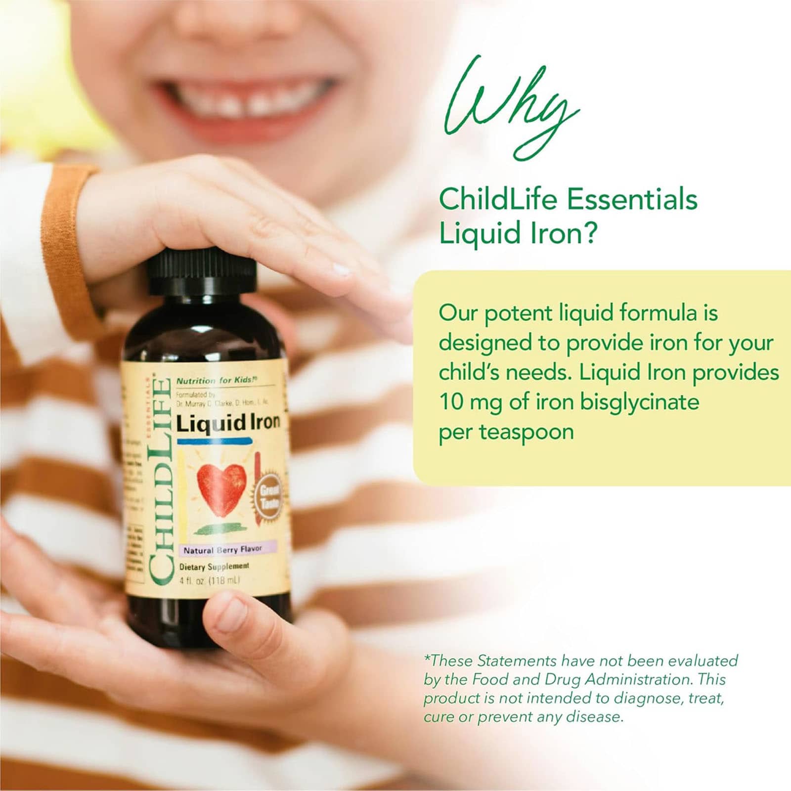 Железо ChildLife Essentials Liquid Natural Berry, 118 мл, жидкая форма — фото 3