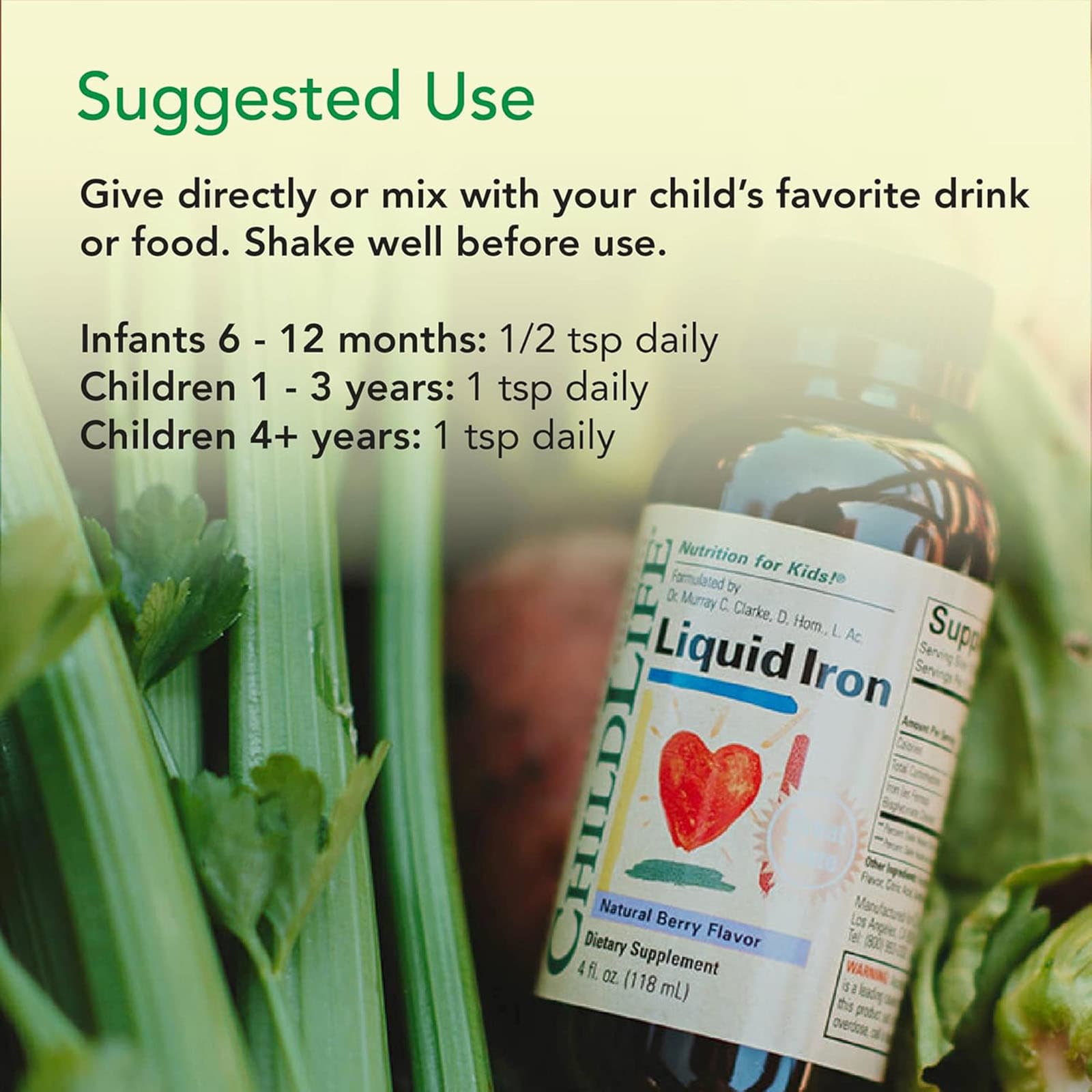 Железо ChildLife Essentials Liquid Natural Berry, 118 мл, жидкая форма — фото 6
