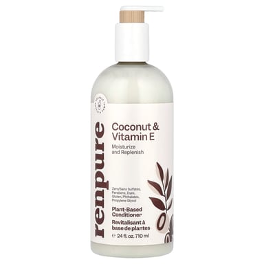 Кондиционер Renpure Plant-Based, вкус Coconut & Vitamin E, 710 мл