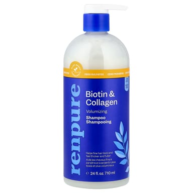 Коллаген Renpure Volumizing Shampoo Biotin &, 710 мл